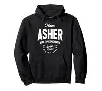 Team Asher Lifetime Mitglied Lustiger Name Asher Pullover Hoodie