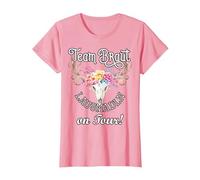Team Braut JGA Junggesellinnenabschied Frauen Hirsch Bayern T-Shirt, Damen, Rosa, XS