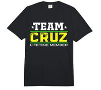 Team Cruz Lifetime Member Surname Last Name Tree Reunion Comfort Colors Adult Heavyweight T-Shirt