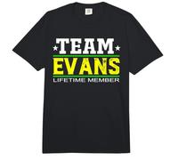 Team Evans Lifetime Member Surname Last Name Tree Reunion Comfort Colors Adult Heavyweight T-Shirt
