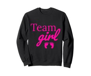 Team Girl Pink Baby Shower Gender Reveal Party Sweatshirt