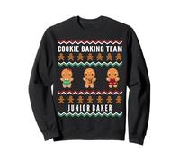 Team Junior Baker zum Backen von Weihnachtsplätzchen für Kinder Sweatshirt