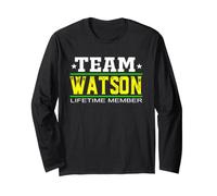 Team Watson Lifetime Member Surname Last Name Tree Reunion Langarmshirt