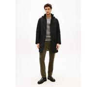 Tommy Hilfiger Herren Mantel Tech Padded Parka mit Kapuze, Schwarz (Black), L