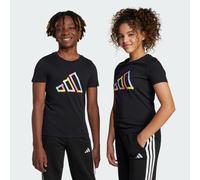 adidas Unisex Kinder TECH Logo Graphic T-Shirt, Black, 13-14 Years