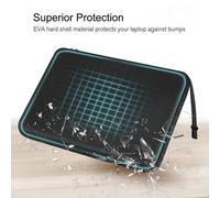 Tech-Protect Hartschalen-Schutzhülle für 15-16-Zoll-Laptops - Schwarz