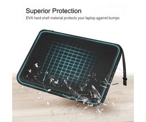 Tech-Protect Hartschalen-Schutzhülle für 15-16-Zoll-Laptops - Schwarz