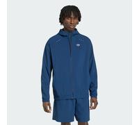 TECH TREFOIL ESSENTIALS ORIGINALS JACKE, KAPUZE, DURCHGEHENDER REISSVERSCHLUSS Night Indigo S