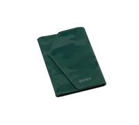 TECHMADE ETRES Wallet Smart ICON Easy - MagSafe Brieftasche mit RFID-Kartenfach, Ultra-Slim, iPhone-kompatibel, minimalistisches Design, Mattschwarz, Cam Green, Taglia Unica, Zeitgenössisch