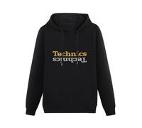 Technics/Dmc Hoody Champion Edition Hoodies Long Sleeve Pullover Loose Hoody Mens Sweatershirt Size XL