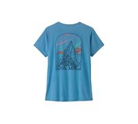 Technisches T-Shirt Patagonia W's Cap Cool Daily Shirt - Cloud Crag (Shore Blue - Light Shore Blue X-Dye) Damen M
