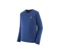 Patagonia - L/S Cap Cool Merino Graphic Shirt - Merinoshirt, Gr. S, blau (Driftways:ClementBlue)