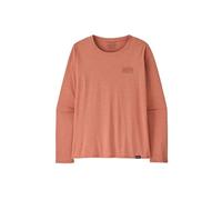 Technisches Top Patagonia W's L/S Cap Cool Daily Graphic Shirt (Strataspire: Moment Pink X-Dye) Women S