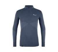 Technisches Top Salewa ZEBRU MED WARM AMR M 1/2Z (Dark Denim) XL (52 IT)