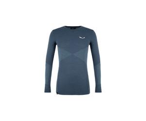 Technisches Top Salewa Zebru Responsive L/s Tee (dark denim) für Männer XL (52 IT)