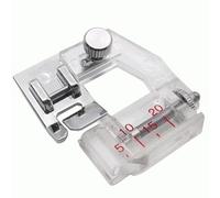 TECHZOCO Nähfuß für Schrägband, Lebend- und Snap-On-Saum, verstellbarer Schrägbandfuß, verstellbar von 5 mm bis 20 mm, Snap-On-Typ.