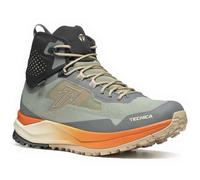 Tecnica Trekking-Wanderschuhe Spark S Mid GTX (Fast-Hiking, wasserdicht) grün/orange Herren, Größe Euro (US) 45 2/3 (12)