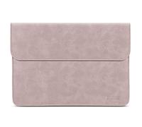 TECOOL 12.3-13 Zoll Laptophülle Tasche MacBook Air Hülle Faux Leder für 2018-2020 2022 MacBook Air 13 M2 A2681/M1 A2337/A1932/A2179, 2016-2020 2022MacBook Pro 13 M1 M2, Dell XPS 13, Surface Pro, Rosa