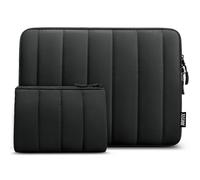 TECOOL 13.3 Zoll Laptop Tasche Hülle für MacBook Air 13 M5(2026) M4 M3 M2 2025-2010,13 MacBook Neo,MacBook Pro 13 M2 M1/ Pro 14 M5(2026) M4-M1,Puffy 13 Dell Lenovo HP Spritzfeste Laptop Hülle,Schwarz