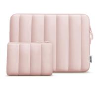 TECOOL 13.3 Zoll Laptop Tasche Hülle für MacBook Air 13 M5(2026) M4 M3 M2 2026-2010,13 MacBook Neo,MacBook Pro 13 M2 M1/ Pro 14 M5(2026) M4-M1,Puffy 13.3 Dell Lenovo HP Spritzfeste Laptop Tasche,Rosa