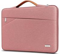 TECOOL 13 Zoll Laptoptasche Hülle für MacBook Air 13 13,6 M4 M3 M2(2022-2025), MacBook Air 13 M1(2018-2021), MacBook Pro 13(2016-2022), 13-Zoll iPad Pro/Air Tasche, Surface Pro 10/9/8/X, Rosa