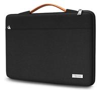 TECOOL 14 Zoll Laptop Tasche Hülle Laptoptasche für 14" Lenovo Thinkpad Ideapad HP Acer Dell Chromebook,Notebook Tasche MacBook Air 15 M4 M3 M2 2025-2023, Schutzhülle 15'' Surface Laptop, Schwarz