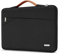 TECOOL 14 Zoll Laptop Tasche Hülle Laptoptasche für 14 Zoll Lenovo HP Dell Acer Asus Notebook Chromebook, Tasche 15,3 MacBook Air M4 M3 M2 Wasserdicht Notebooktasche Stoßfestes Schutzhülle, Schwarz