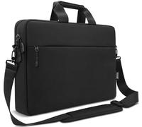 TECOOL 14 Zoll Laptoptasche Schultertasche für 14 Zoll Lenovo Acer ASUS Dell HP Chromebook Umhängetasche Notebook Wasserdicht Aktentasche, Laptop Tasche 15 MacBook Air/Pro, Schwarz