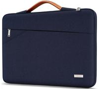 TECOOL 15,6 Zoll Laptoptasche Hülle Tasche für 15-15,6'' Lenovo Thinkpad Ideapad HP Dell Acer ASUS Samsung Chromebook Laptop Wasserdicht Notebooktasche Stoßfestes Schutzhülle, Dunkelblau