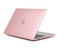 TECOOL Hülle für MacBook Pro 16 Zoll 2020 2019 A2141 mit Touch Bar, Schutzhülle Transparent Case Ultradünne Hartschale, Nicht Kompatibel mit 2021 MacBook Pro 16 Zoll M1 Pro/Max A2485, kristallrosa