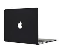 TECOOL Hülle Kompatibel mit MacBook Air 13 Zoll 2017-2010 A1466 A1369, Ultradünn Schutzhülle Hartschale Matt Case, NICHT kompatibel mit neu MacBook Air 13 2020-2018, schwarz