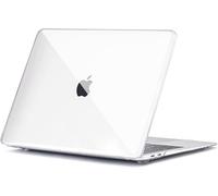 TECOOL Hülle Kompatibel mit MacBook Air M1 A2337 und MacBook Air 13 Zoll Retina 2020 2019 2018 A2179 A1932, Ultradünne Schutzhülle Hartschale Transparent Case, Klar