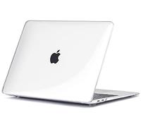 TECOOL Hülle Kompatibel mit MacBook Air M1 A2337 und MacBook Air 13 Zoll Retina 2020 2019 2018 A2179 A1932, Ultradünne Schutzhülle Hartschale Transparent Case, Kristallklar