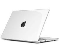 TECOOL Hülle kompatibel mit neuen MacBook Pro 16 Zoll mit M5 M4 M3 M2 M1 Pro/Max 2021-2026, Ultradünne Schutzhülle Hartschale Transparent Case, Kristallklar