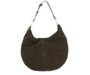 Ted Baker Amylisa Slouchy Hobo Suede Shoulder Bag Dk - Green