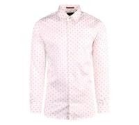 Ted Baker Area Herren weiße geometrische Druckhemd M