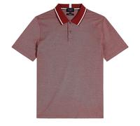 TED BAKER Mini Jacquard Stitch Herren Polo-Shirt 261464-DK-RED S