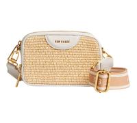 Ted Baker Baria Mini Webbing Faux Raffia Camera Bag Ecru
