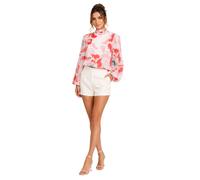 Ted Baker - Bluse für Damen, Hoch geschnitten, leger, Ballonärmel (Elfenbein) EU 34 / UK 6