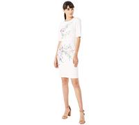 Ted Baker Camliaa Jersey-Kleid figurbetont - Weiß - 40