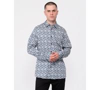 Ted Baker Capua Mens White/Navy Ditsy Blumenhemd L