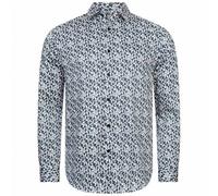 TED BAKER Capua Small Floral Herren Langarm Hemd 272163-WHITE XS