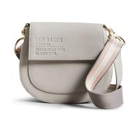 Ted Baker Daliai Schultertasche Leder 22 cm grau