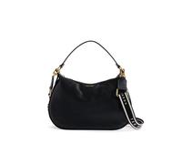 Ted Baker Damen ESIAH-Webbing Slouchy Leather Hobo Bag, Black