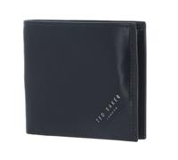 Ted Baker Prugs Embossed Corner Leather Bifold Coin Wallet Navy