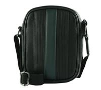 Ted Baker Evver Striped PU Flight Bag Black