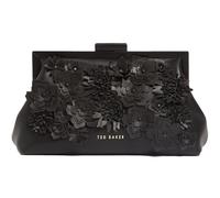 Ted Baker Fiorell Flower 3D Applique Clutch Bag Black
