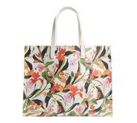 Ted Baker Florish Floral Printed Extra Large Icon Bag Cream