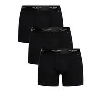 Ted Baker Herren 3-Pack Cotton Boxer Brief Retroshorts, Schwarz, XL