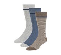Ted Baker Herren 3 Pack Pattern Crew Dress Socken, Brown Heather/Denim/Grey Heather, Einheitsgre